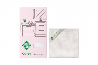 Вафельний рушник для гостей Green Fiber CARE 9, молочний 790159299831 фото