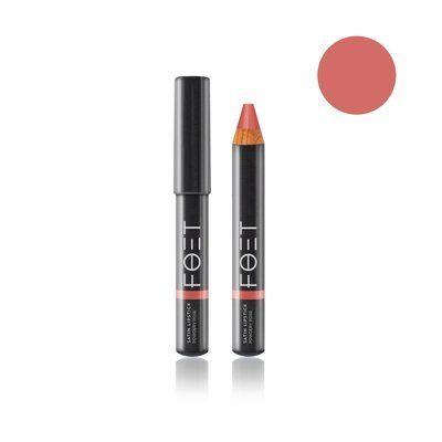 Сатинова помада Foet Satin Lipstick &laquo;Пудрова троянда&raquo;, 2,4 г 77473 фото