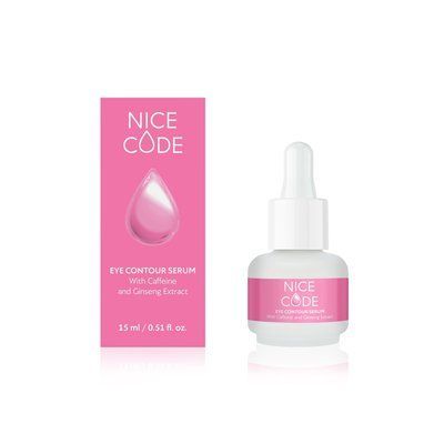 Сироватка для шкіри навколо очей NICE CODE з кофеїном, 15 мл 2374893 фото