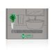 Рушник банний Green Fiber CARE 18, сірий 534534 фото 2